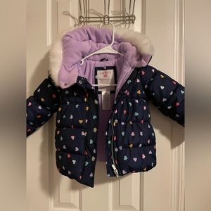 Carter's toddler girl coat 3T